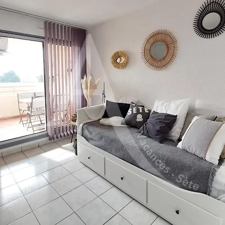 T3 Avec Terrasse, Climatisation Et Parking Apartment Sete